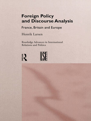 cover image of Foreign Policy and Discourse Analysis